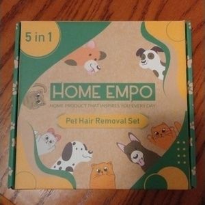 Pet hair removal set